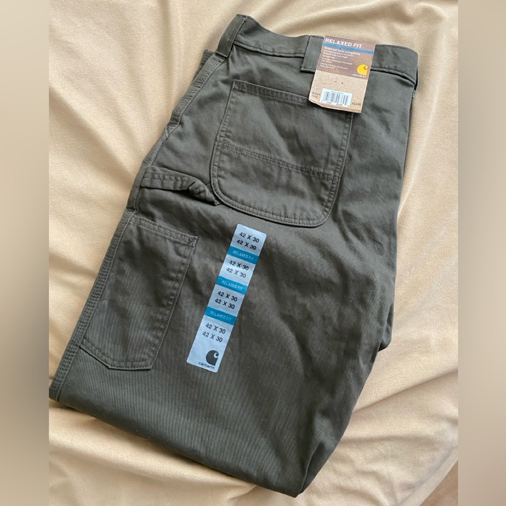 Carhartt B324 Washed Twill Relaxed Fit Pant - new with tags! Never worn! 42 x 30
